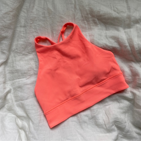 lululemon Neon Pink Sports Bra - Picture 3 of 4